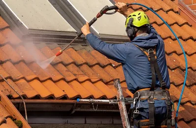 Démoussage et hydrofuge de toiture à Vallois